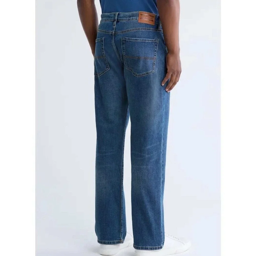 NWT Lucky Brand 363 Vintage Straight Men's 36x34 Blue Cotton Blend Denim Jeans
